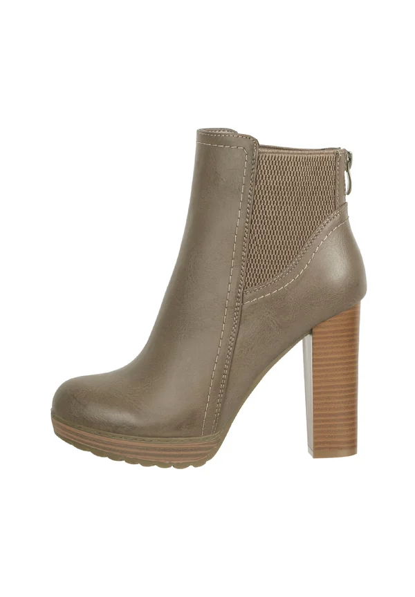 High Heel Stiefelette - braun