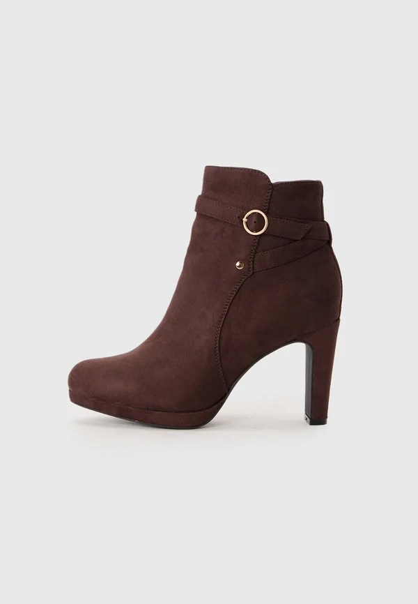 High Heel Stiefelette - brown