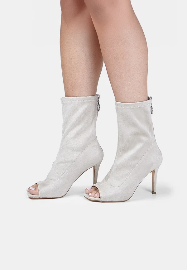 High Heel Stiefelette - grigio