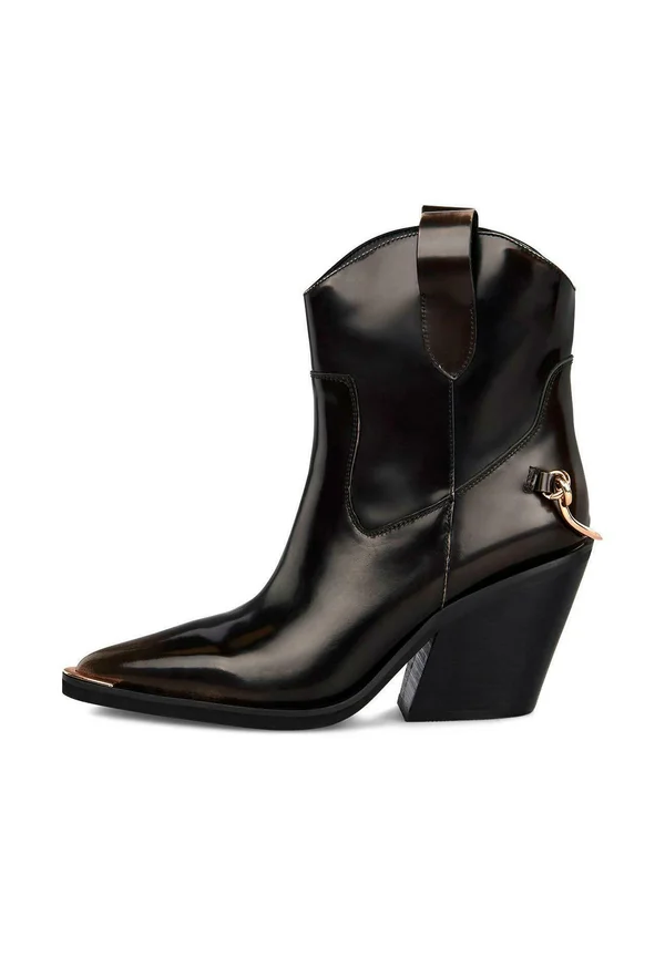 High Heel Stiefelette - gris