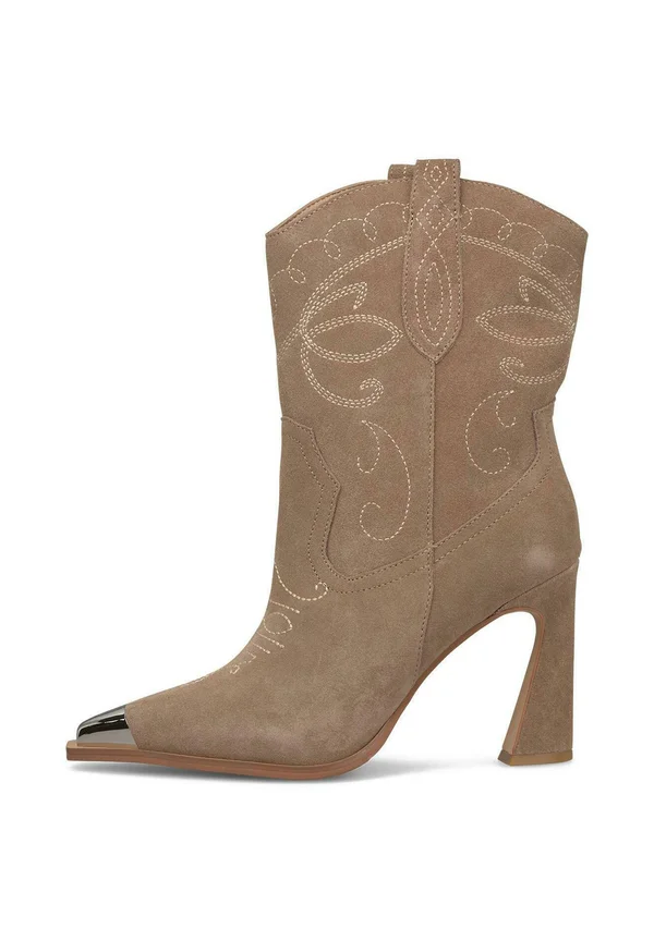 High Heel Stiefelette - light brown