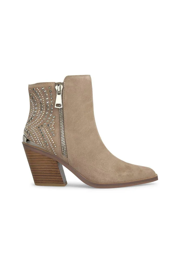 High Heel Stiefelette - marrón jaspeado