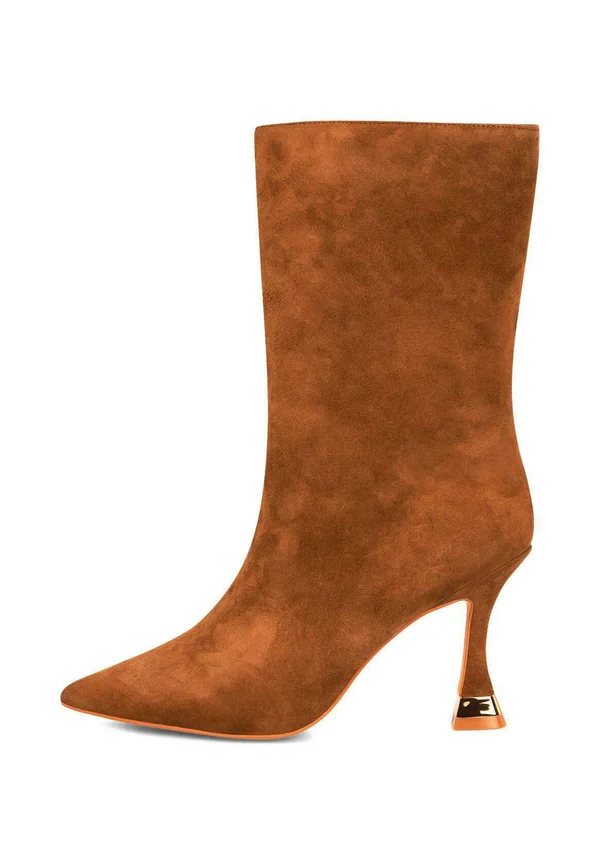 High Heel Stiefelette - marrón
