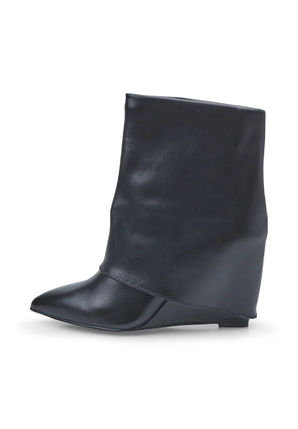 High Heel Stiefelette - nero