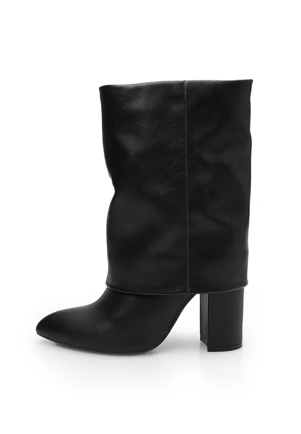 High Heel Stiefelette - nero