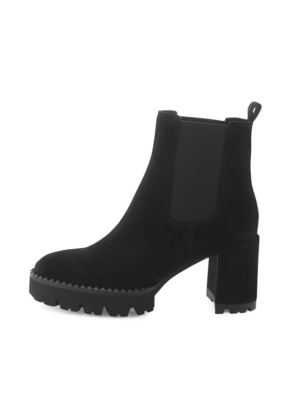 High Heel Stiefelette - schwarz