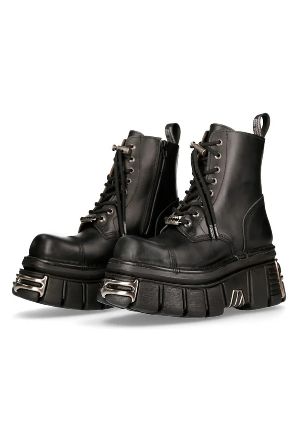 High Heel Stiefelette - schwarz