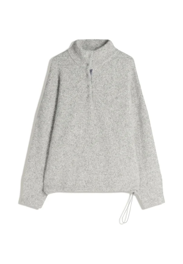 HIGH NECK - Strickpullover - grey