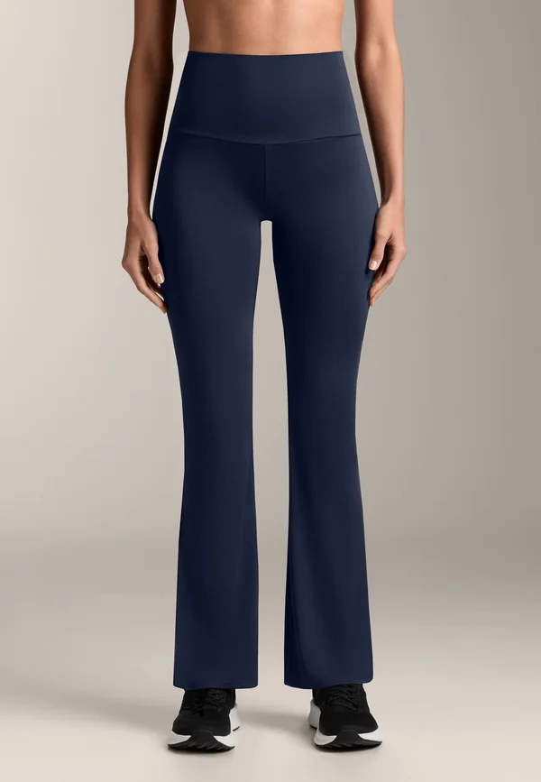 HIGH RISE COMFORTLUX FLARE - Stoffhose - royal blue