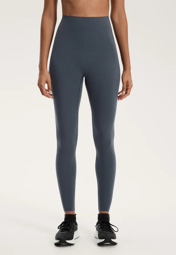 HIGH-RISE COMPRESSIVE CORE CONTROL ANKLE-LENGTH - Tights - mottled grey