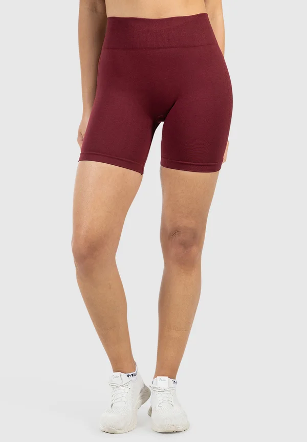 HIGH WAIST SEAMLESS SCRUNCH NOMELI - Tights - bordeaux