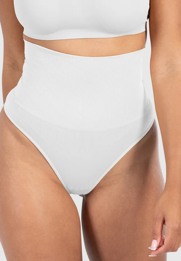 HIGH WAIST - String - weiß