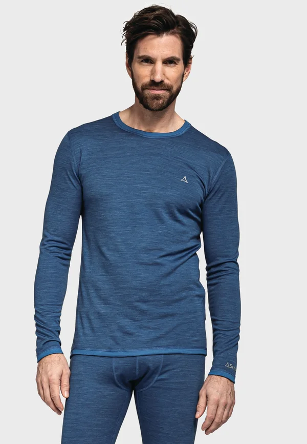 HIGHWAY-SHOP MERINO SPORT LA - Unterhemd/-shirt -  blau