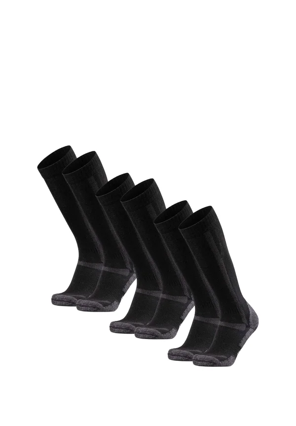 HIKING 3-PACK - Kniestrümpfe - black