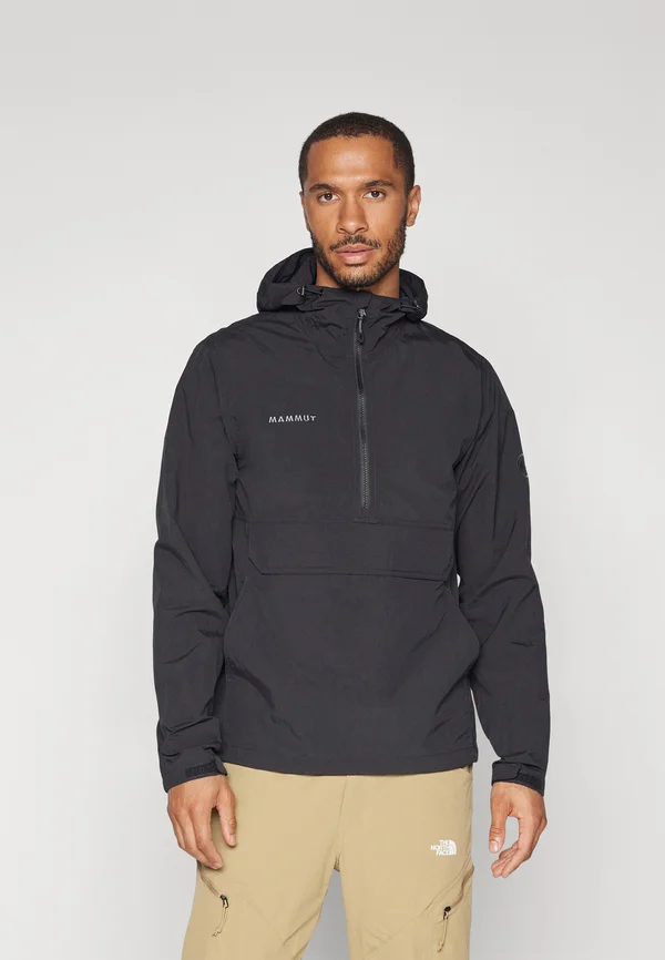 HIKING HOODED ANORAK - Windbreaker - black