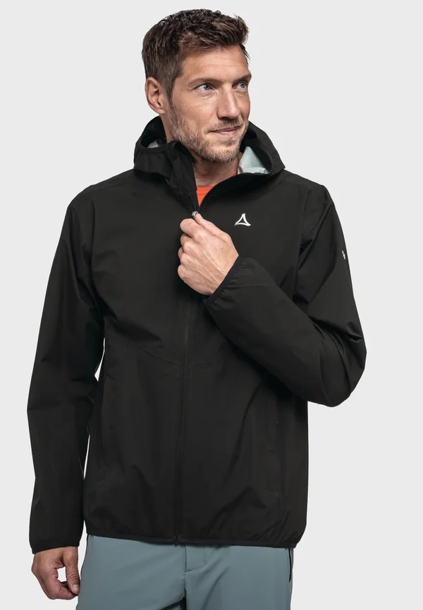 HIKING MIGANDI - Regenjacke / wasserabweisende Jacke - schwarz