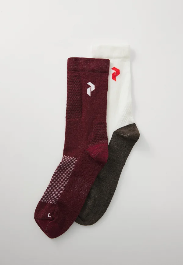 HIKING SOCK UNISEX 2 PACK - Sportsocken - offwhite/vertical zenith