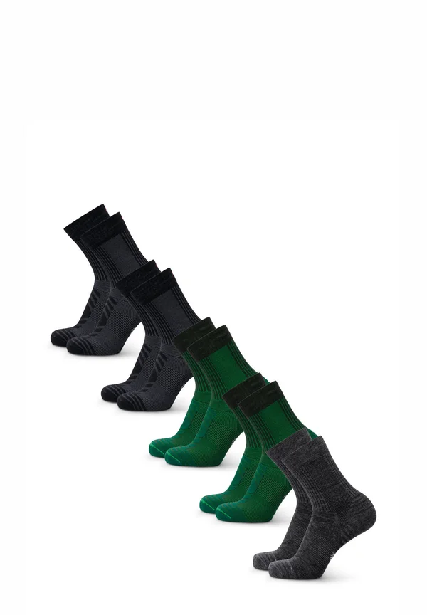 HIKING UNISEX - Socken - mc xgreen xblack xdark grey