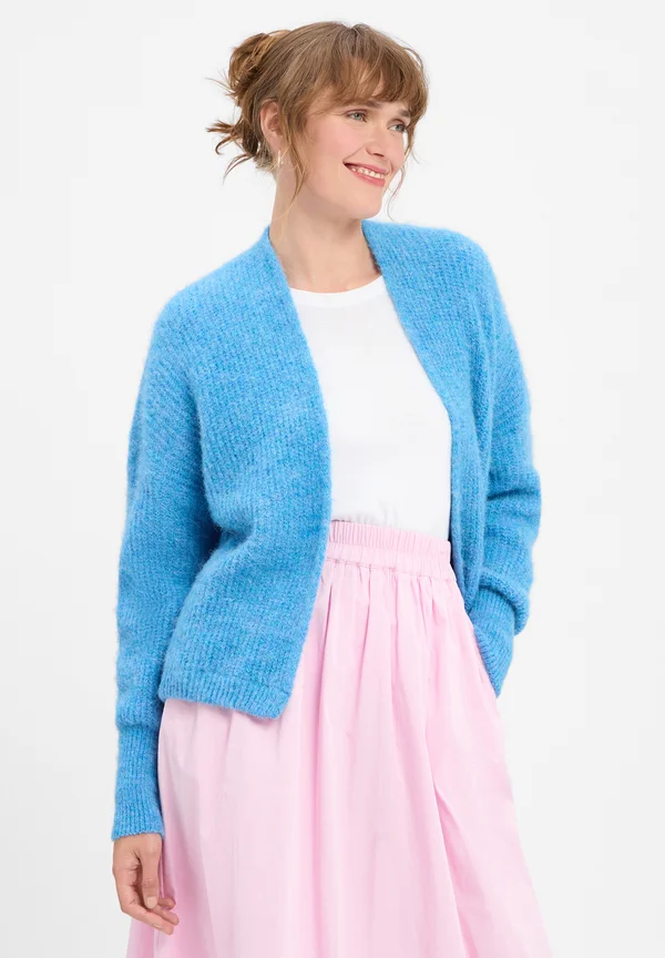 HÜLLE EAST - Strickjacke - blau