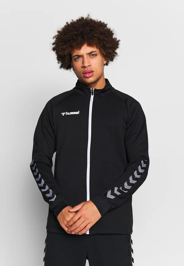 HMLAUTHENTIC - Trainingsjacke - black/white