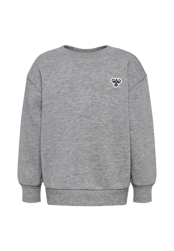 HMLMINI LOOSE CREWNECK BEE - Sweatshirt - grey melange