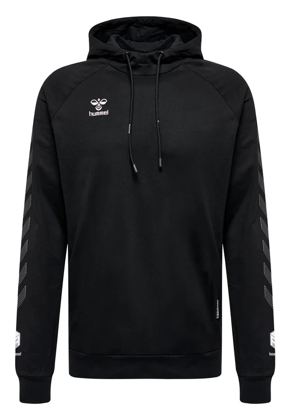 HMLMOVE GRID  - Kapuzenpullover - black