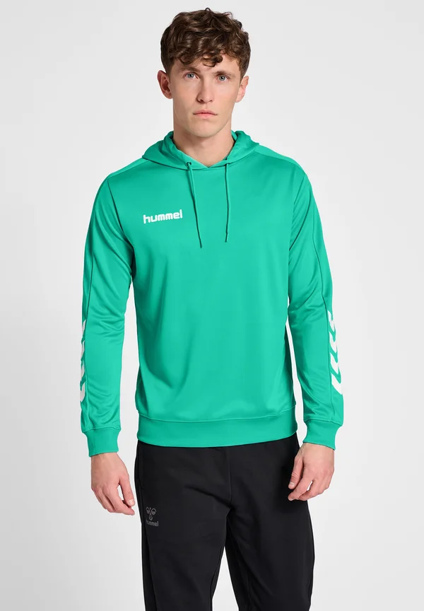 HMLPROMO POLY HOODIE - Kapuzenpullover - atlantis
