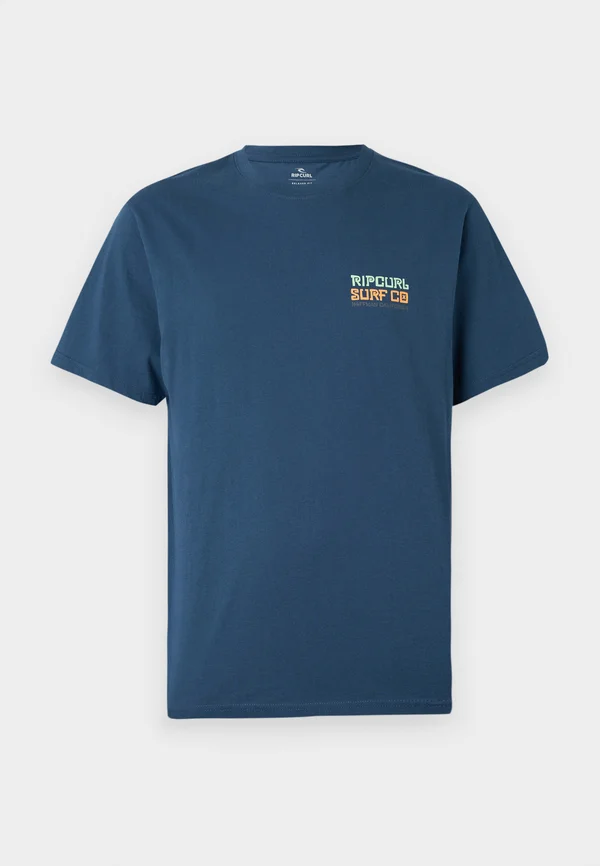 HOFFMAN CLASSICS TEE UNISEX - T-Shirt print - washed navy