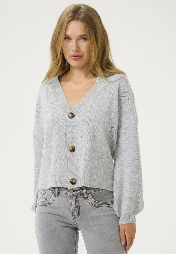 HOLIDAY - Strickjacke - light grey melange