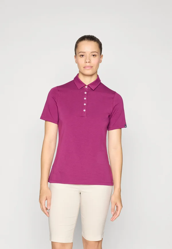 HOLLOW PIMA - Poloshirt - deep ruby