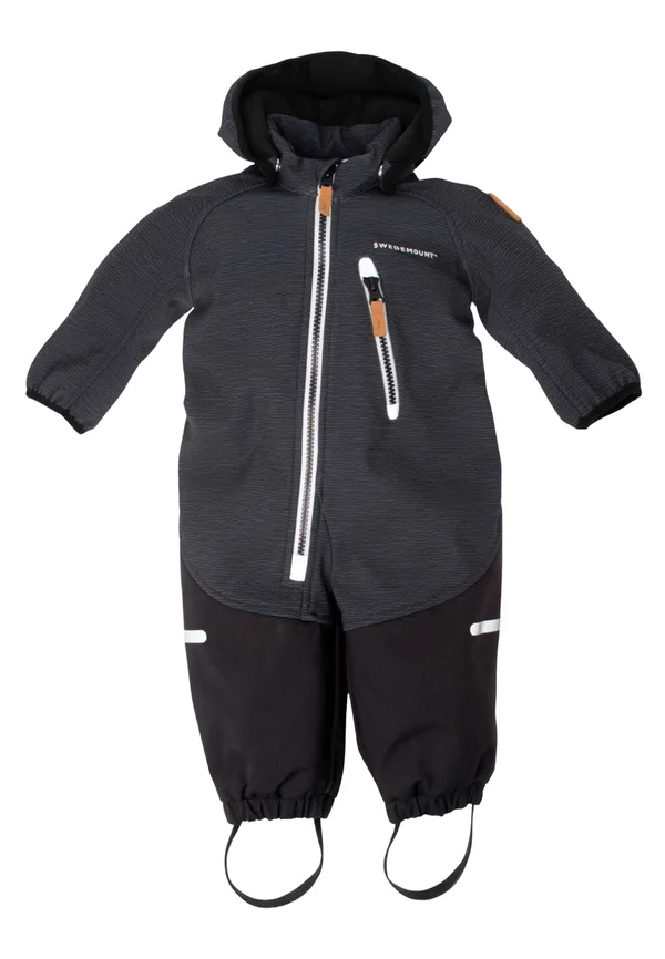 HOLMENKOLLEN SOFTSHELL OVERALL INFANT - Regenanzug - charcoal melange