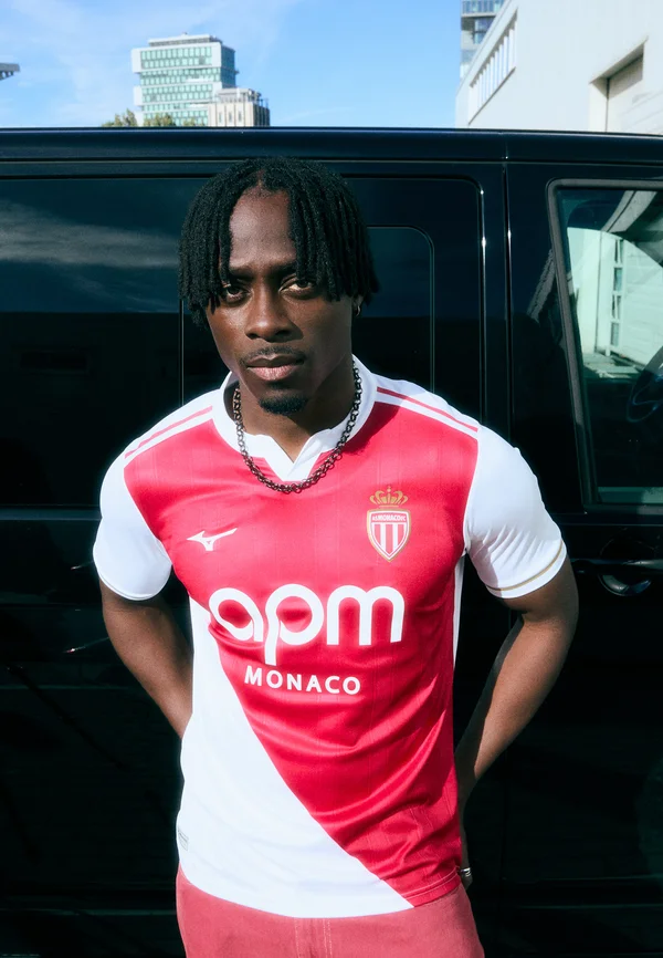 HOME MONACO - Fußball-Trikot - tango red