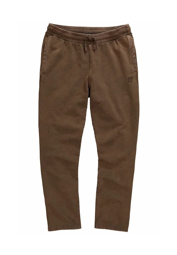 HOMEWEAR  ELASTIKBUND - Jogginghose - dark brown