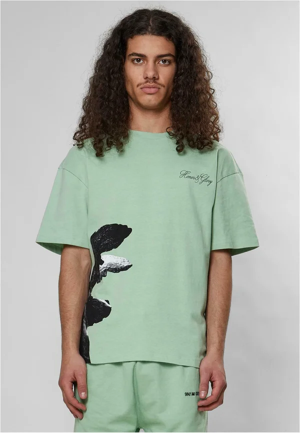 HONOR  GLORY  - T-Shirt print - vintagegreen