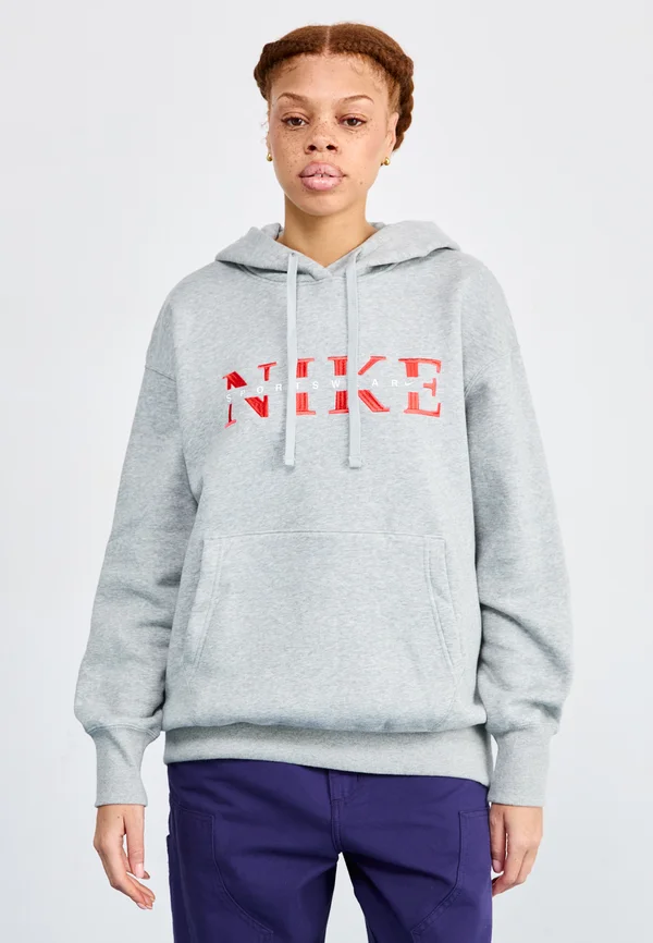 HOOD - Kapuzenpullover - dark grey heather