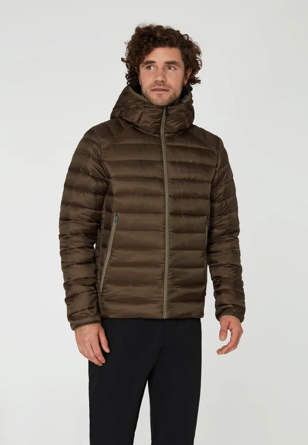 HOOD SPRAY - Daunenjacke - dusty green