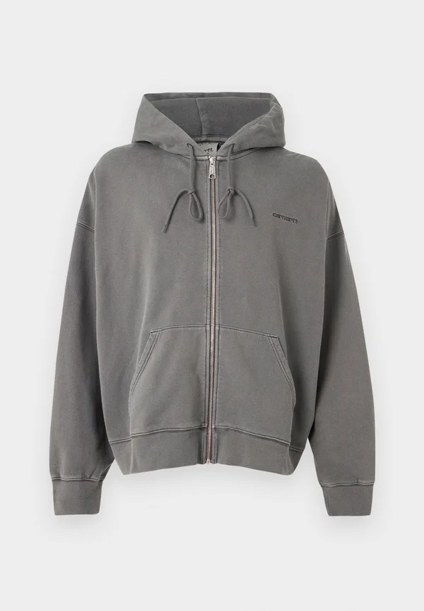 HOODED BENTON - Sweatjacke - graphite