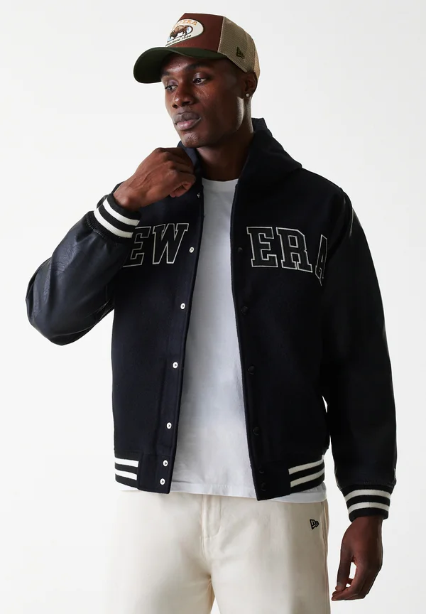 HOODED - Bomberjacke - black