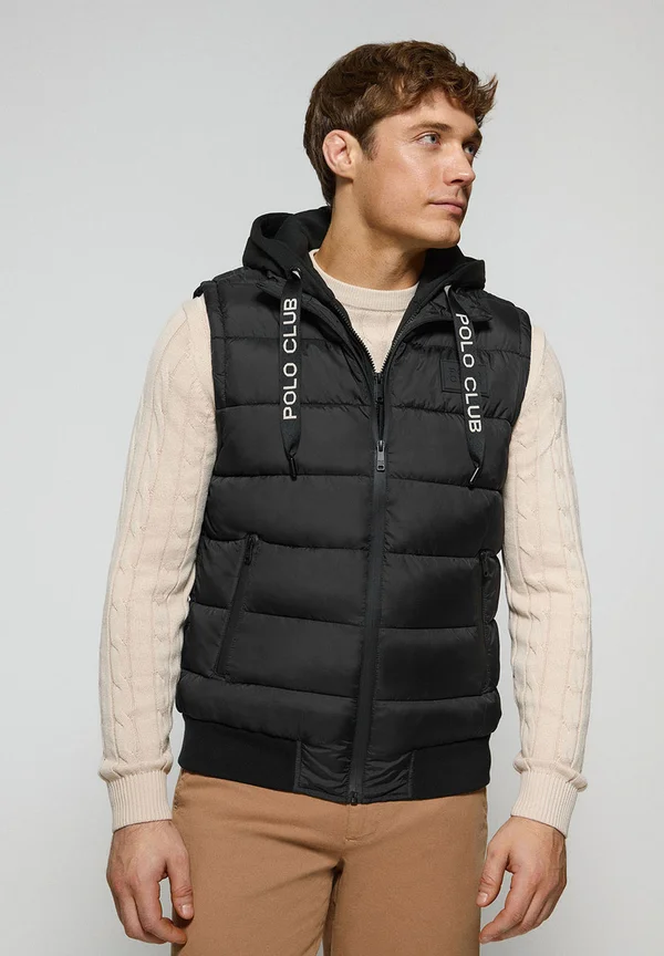 HOODED CANYON - Weste - black