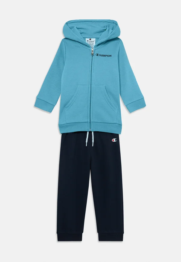 HOODED FULL ZIP SUIT UNISEX SET - Trainingsanzug - blue