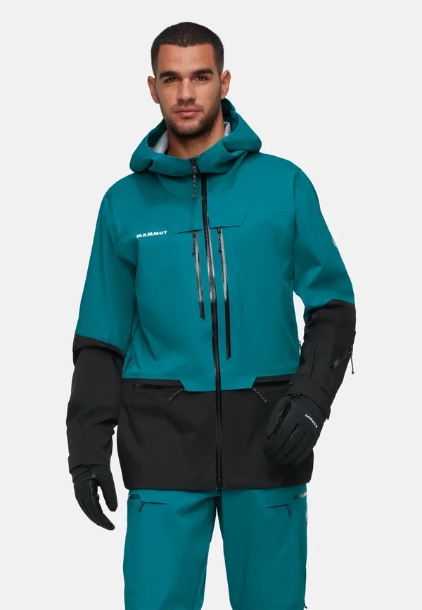HOODED HALDIGRAT  - Hardshelljacke - deep teal-black