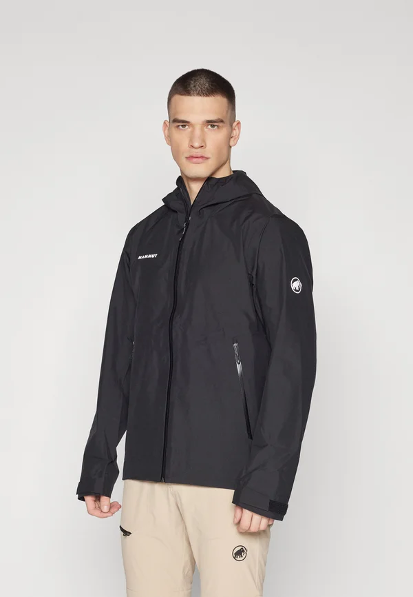 HOODED  - Hardshelljacke - black
