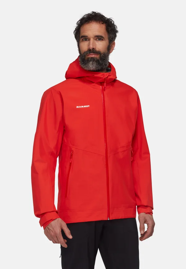 HOODED  - Hardshelljacke - mammut red