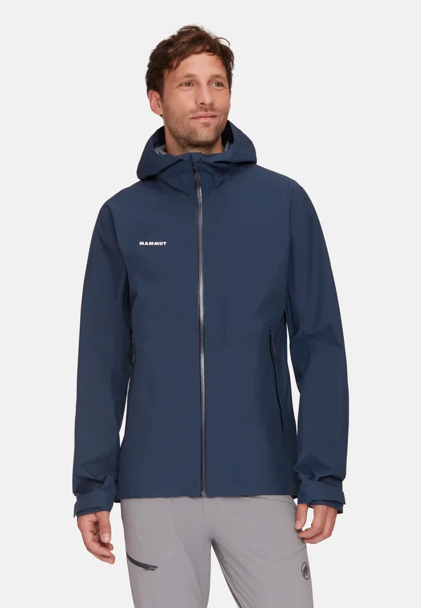 HOODED  - Hardshelljacke - marine