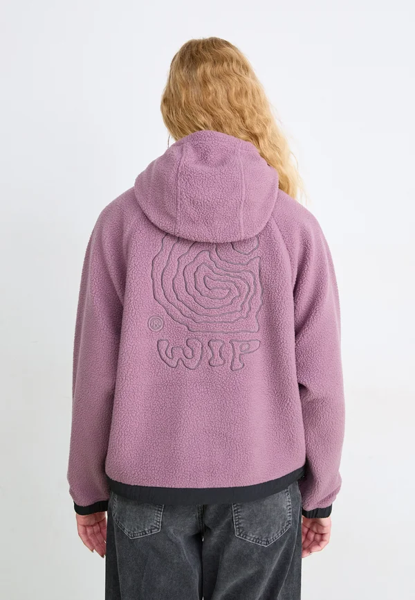 HOODED HELIX JACKET - Fleecejacke - phlox / porphyry