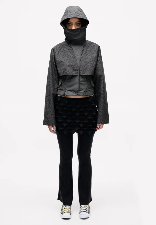 HOODED JACKET - Leichte Jacke - shadow