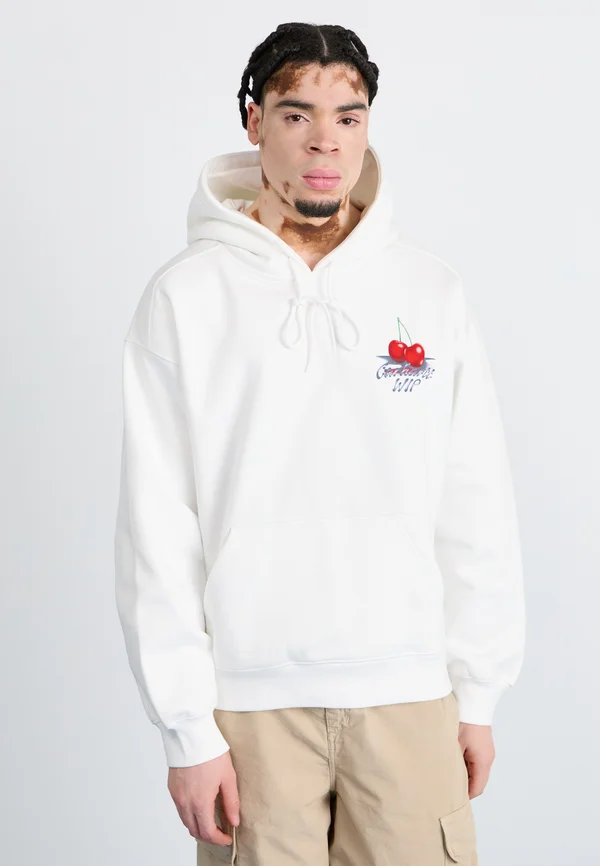 HOODED JAKE GARCIA  - Sweatshirt - white