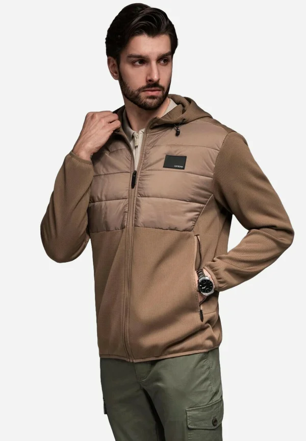 HOODED JANP - Übergangsjacke - light brown