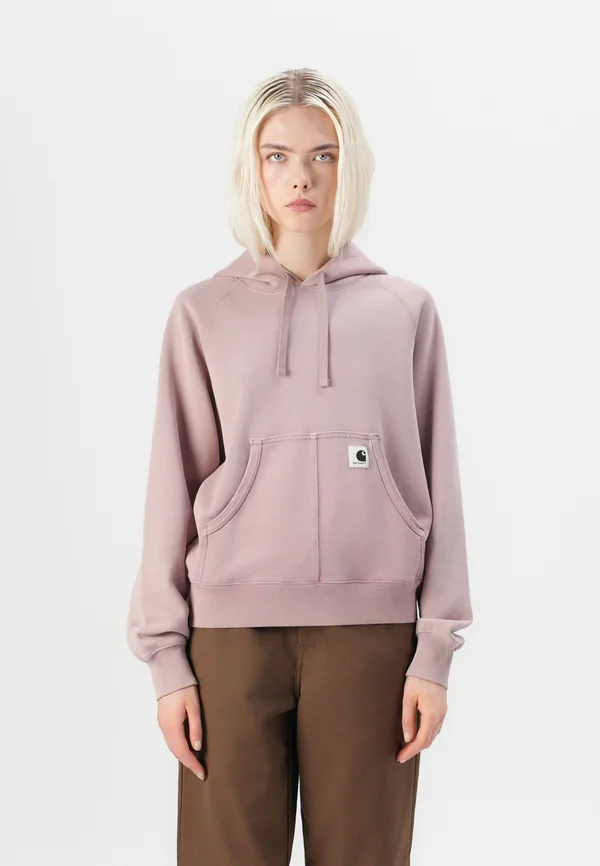 HOODED - Kapuzenpullover - daphne chalk wash
