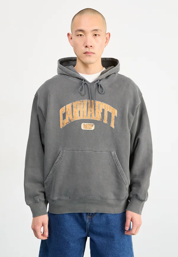 HOODED LIBRARY  - Kapuzenpullover - black dyed